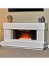  image of adam-fires-fireplaces-adam-verona-electric-fireplace-suite-white