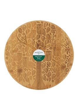 Product photograph of Mason Cash In The Forest Round Serving Board from very.co.uk