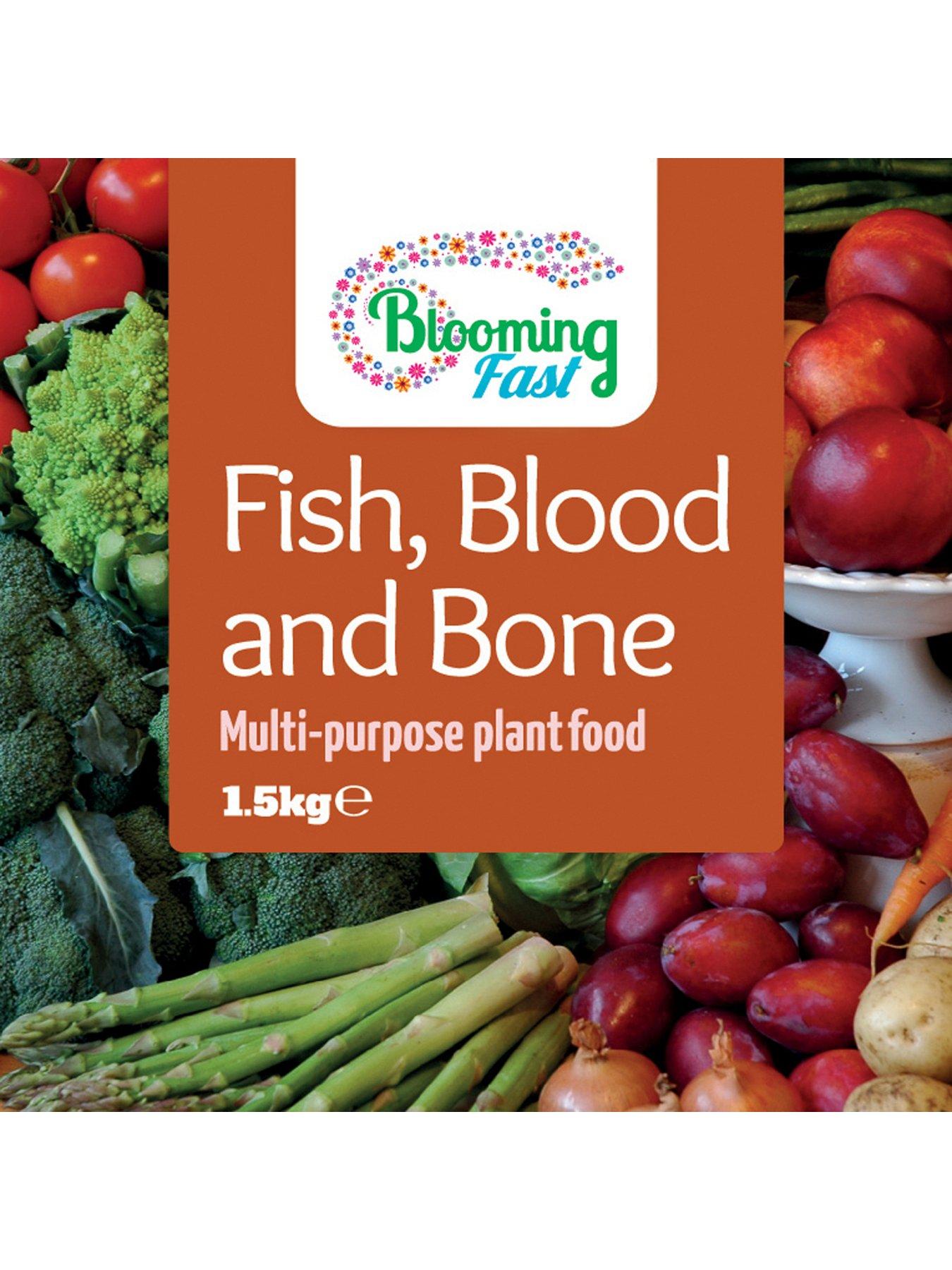 Product photograph of You Garden Blooming Fast Fish Blood Amp Bone 1 5kg Tub from very.co.uk