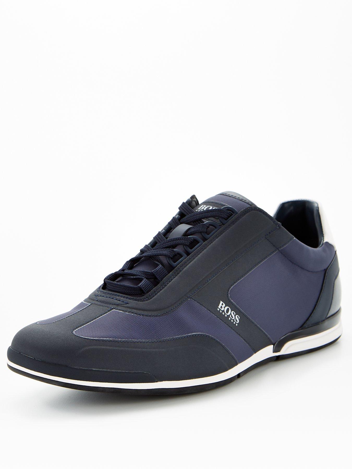 boss navy trainers