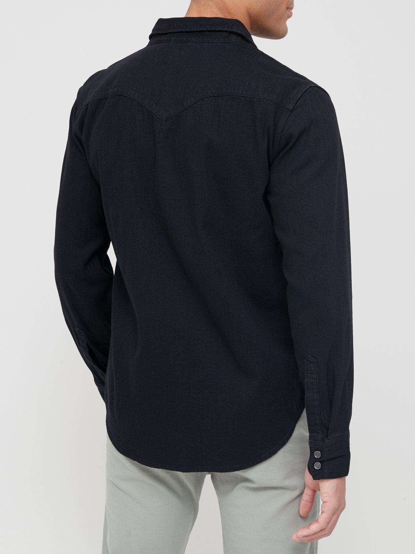 Image 2 of 4 of Levi's Barstow Western Denim Shirt - Black