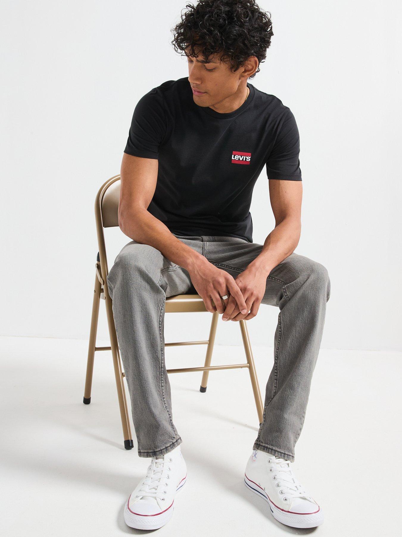Image 7 of 7 of Levi's 2 Pack of Sports Logo T-Shirts - White/Black