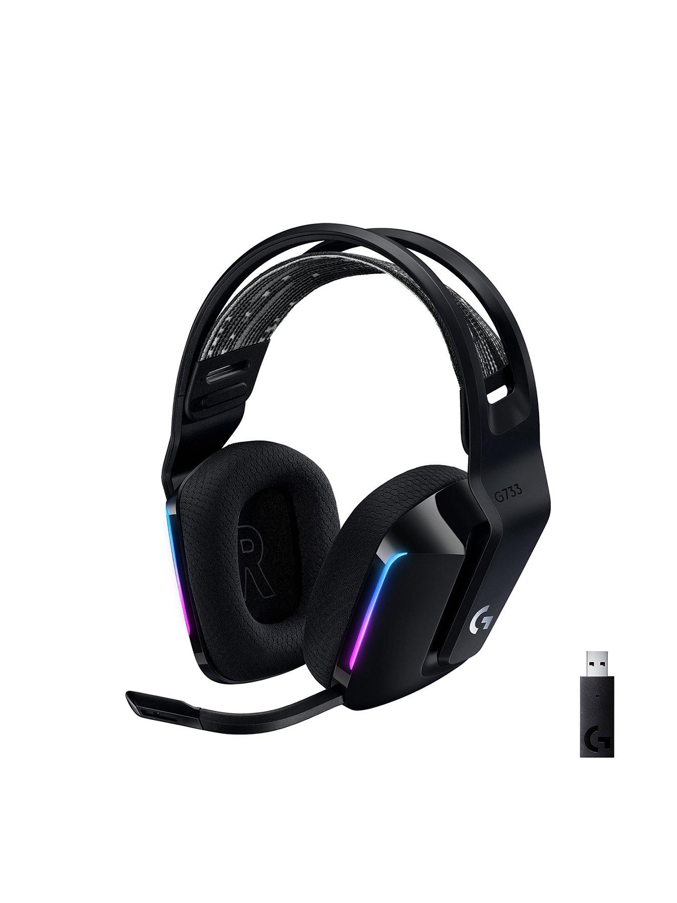 LogitechG G733 Lightspeed Wireless Gaming Headset - Black