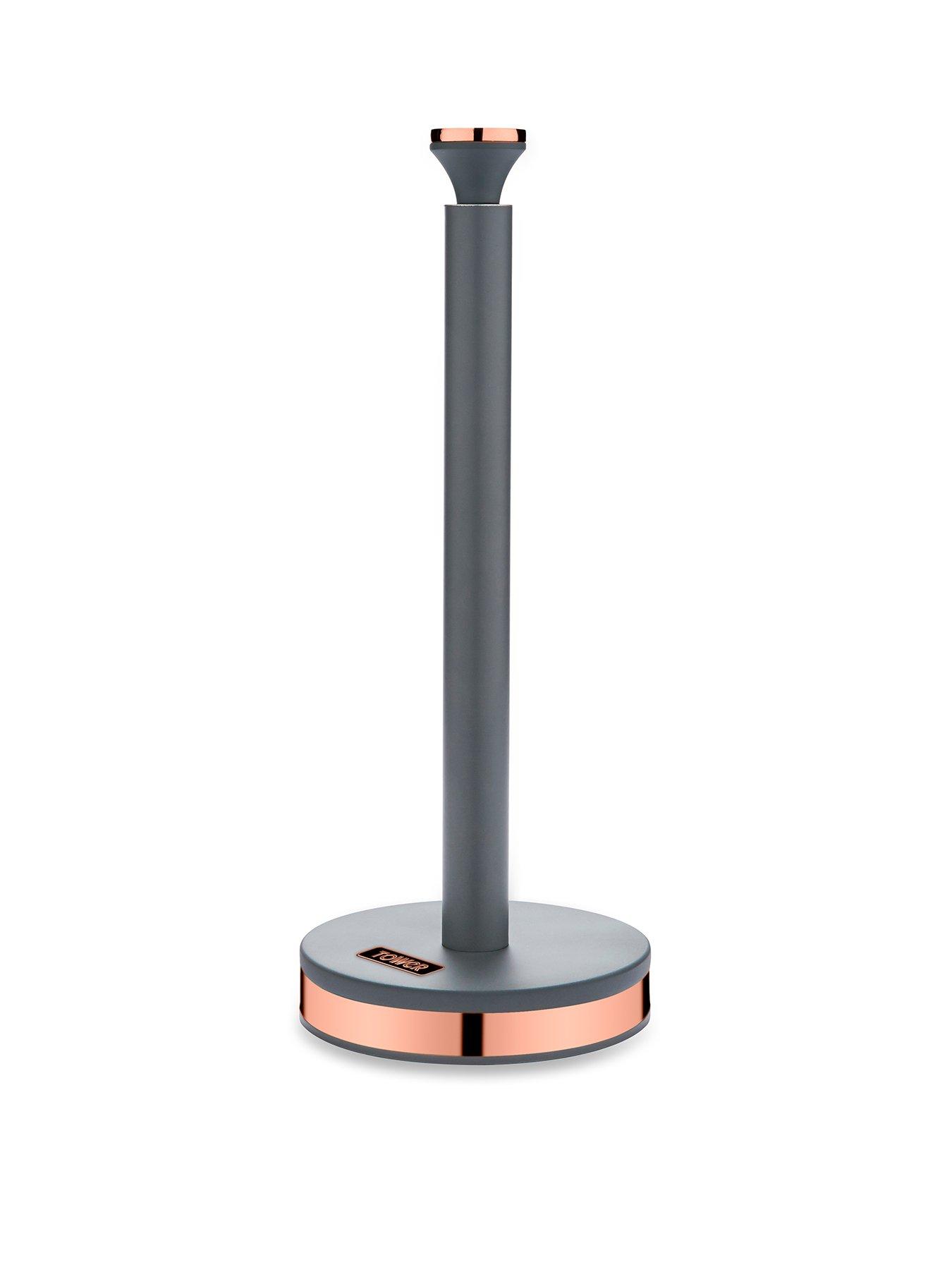Product photograph of Tower Cavaletto Kitchen Towel Pole - Grey from very.co.uk