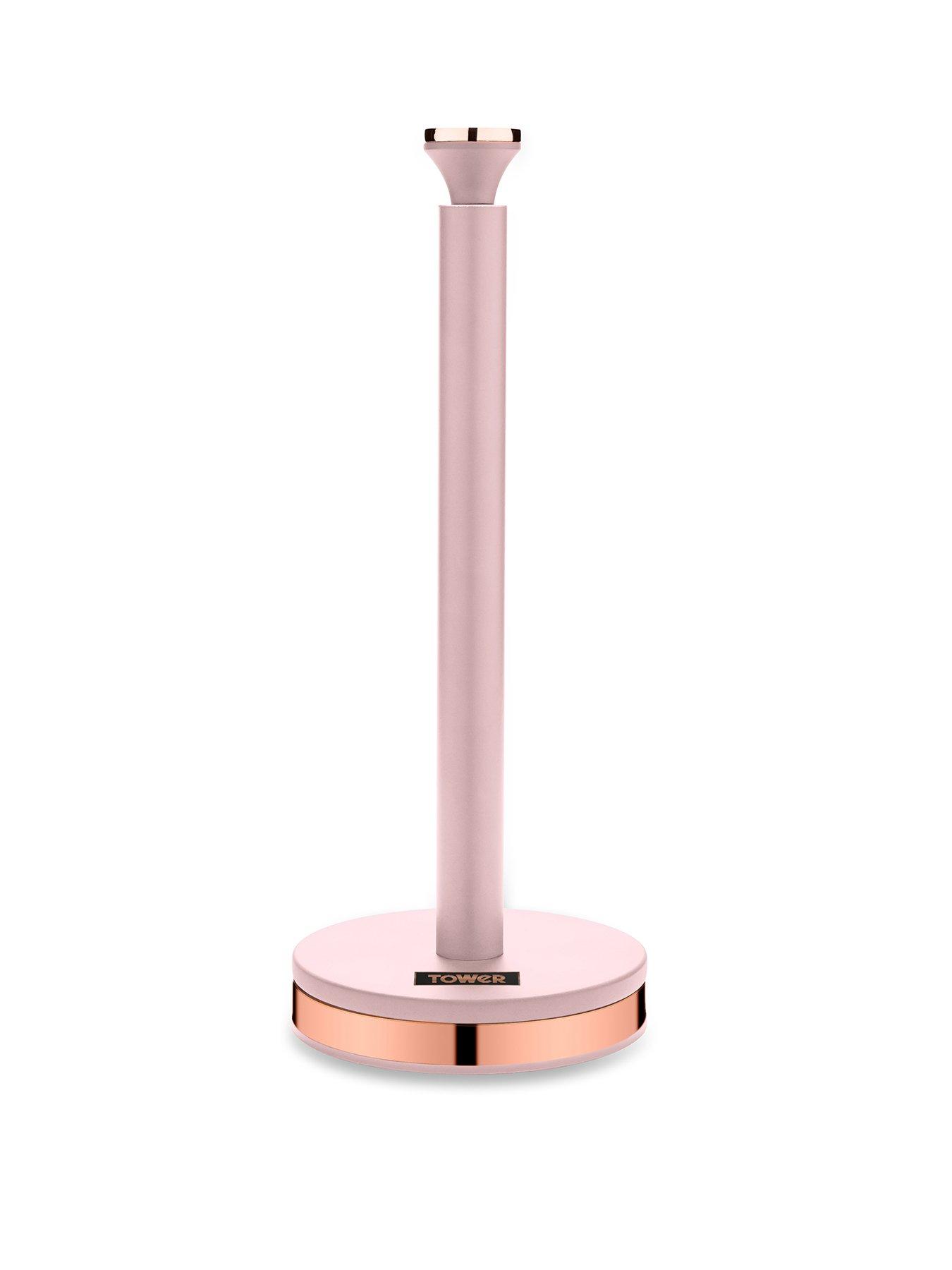 Product photograph of Tower Cavaletto Kitchen Towel Pole - Pink from very.co.uk