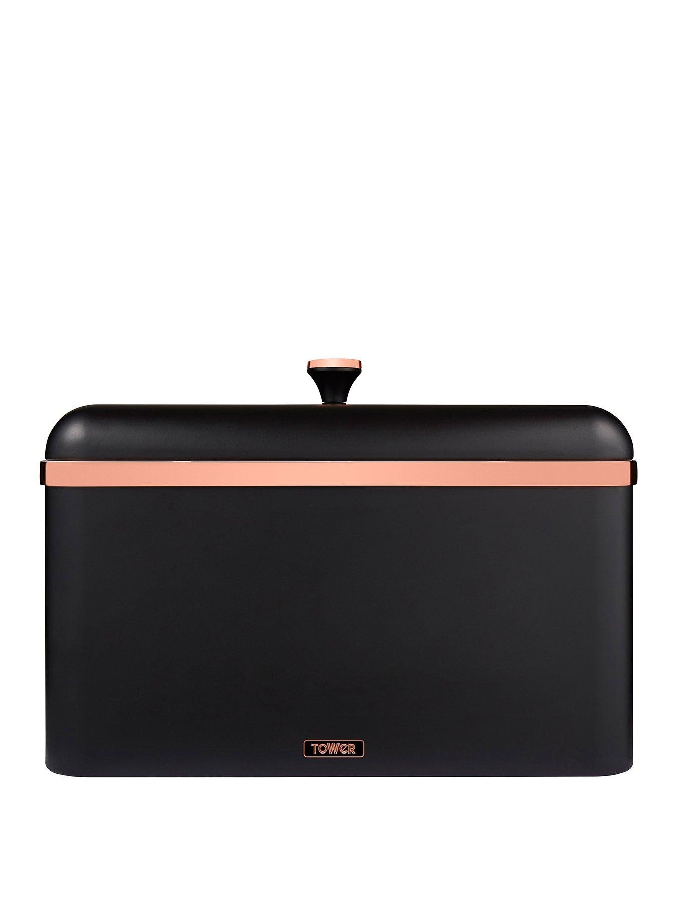 Image 1 of 6 of Tower Cavaletto Bread Bin -&nbsp;Black