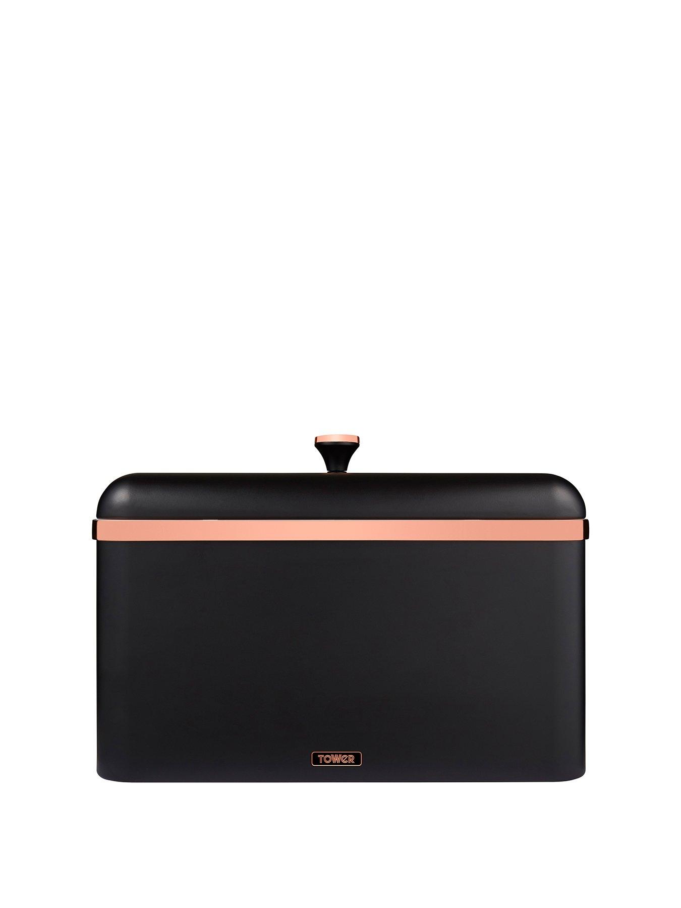 Image 2 of 6 of Tower Cavaletto Bread Bin -&nbsp;Black