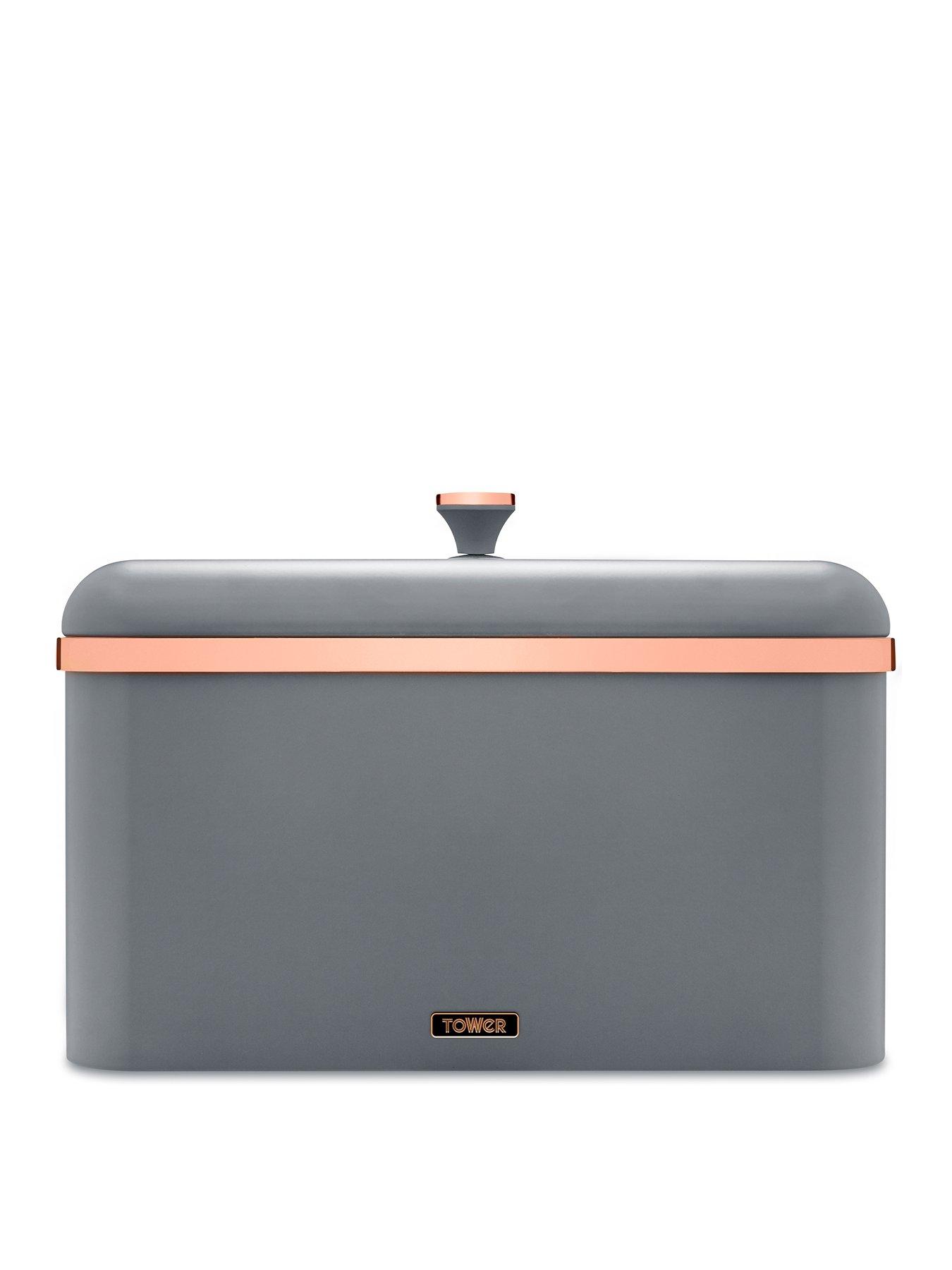undefined Cavaletto Bread Bin - Grey