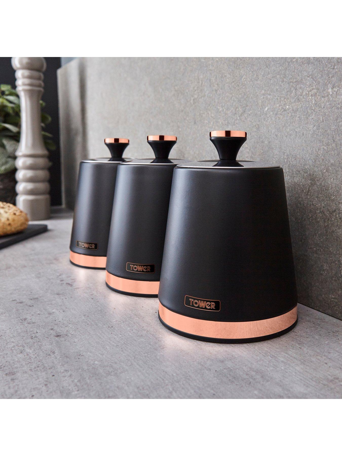 Image 3 of 4 of Tower Cavaletto Set Of 3 Canisters