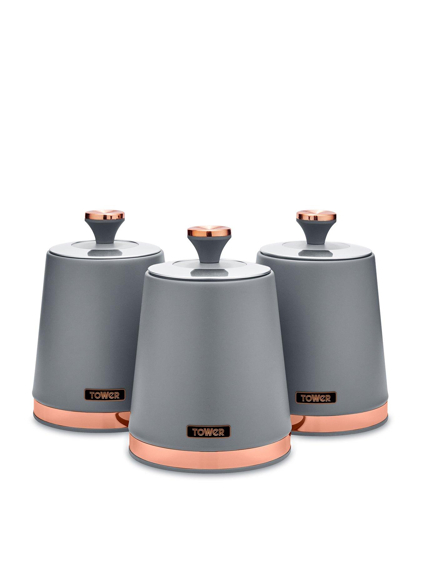 Tower cavaletto grey on sale kettle and toaster