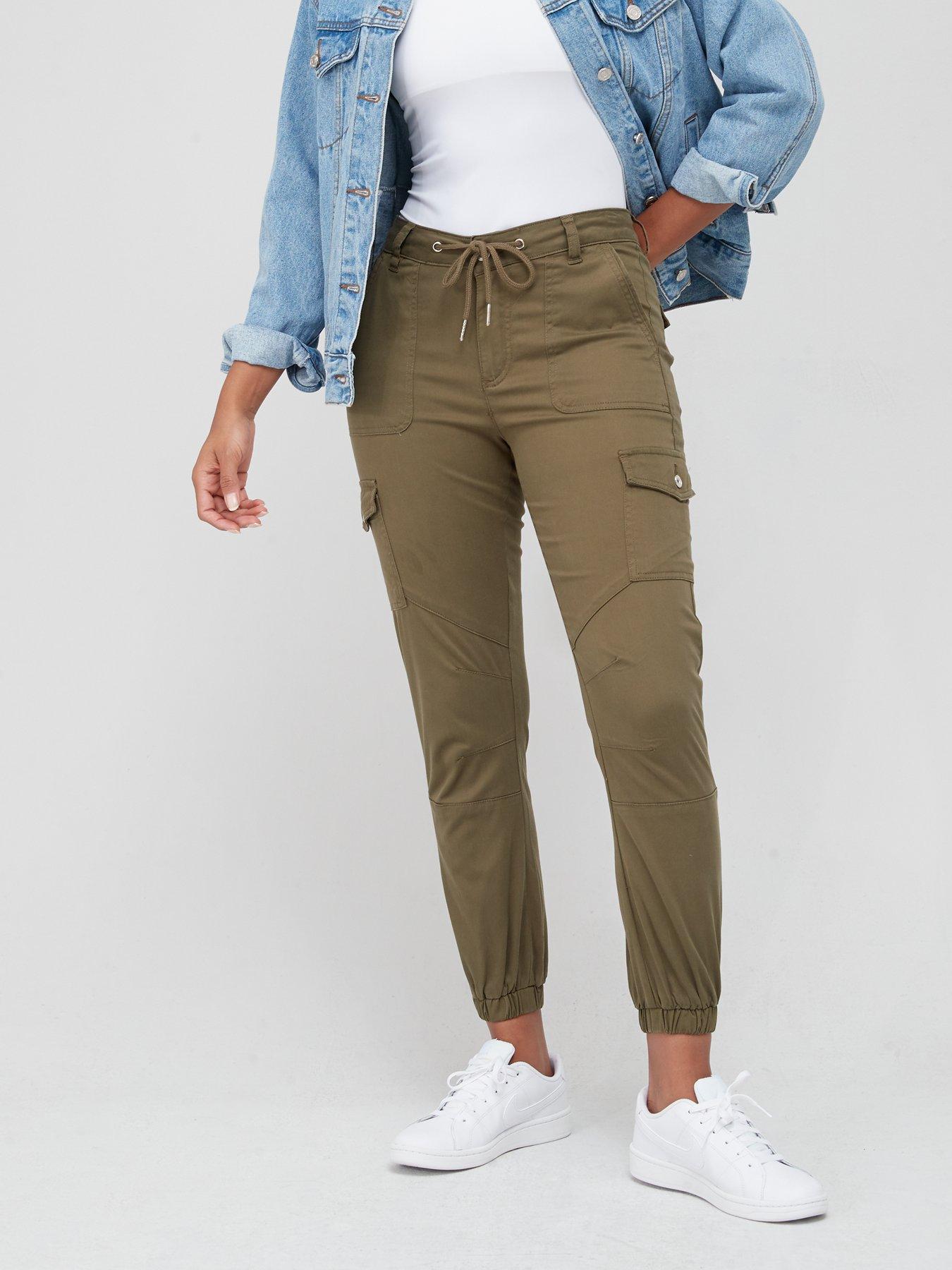 Khaki jogger uniform store pants