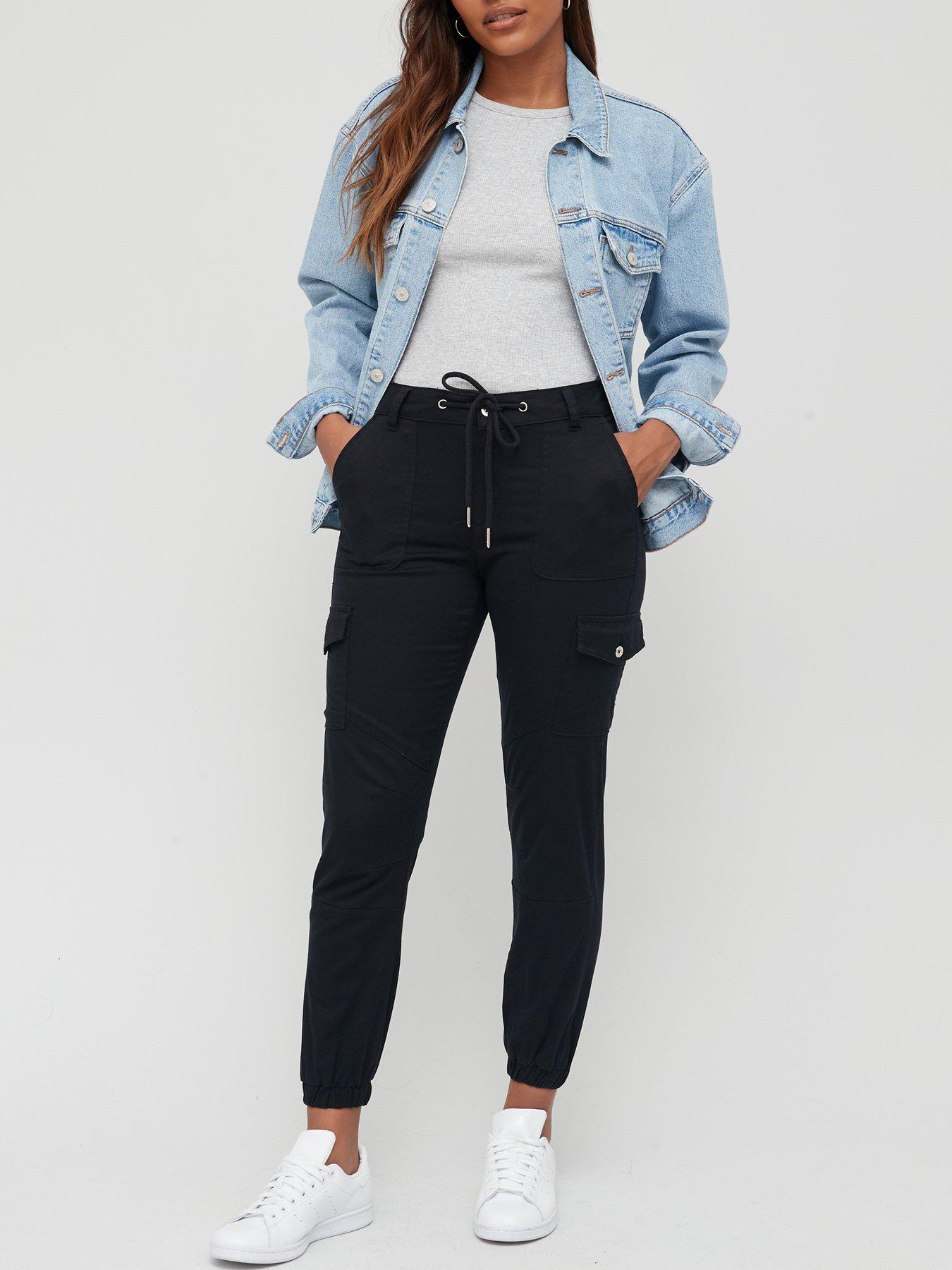 Image 3 of 4 of V by Very Cargo Jogger - Black
