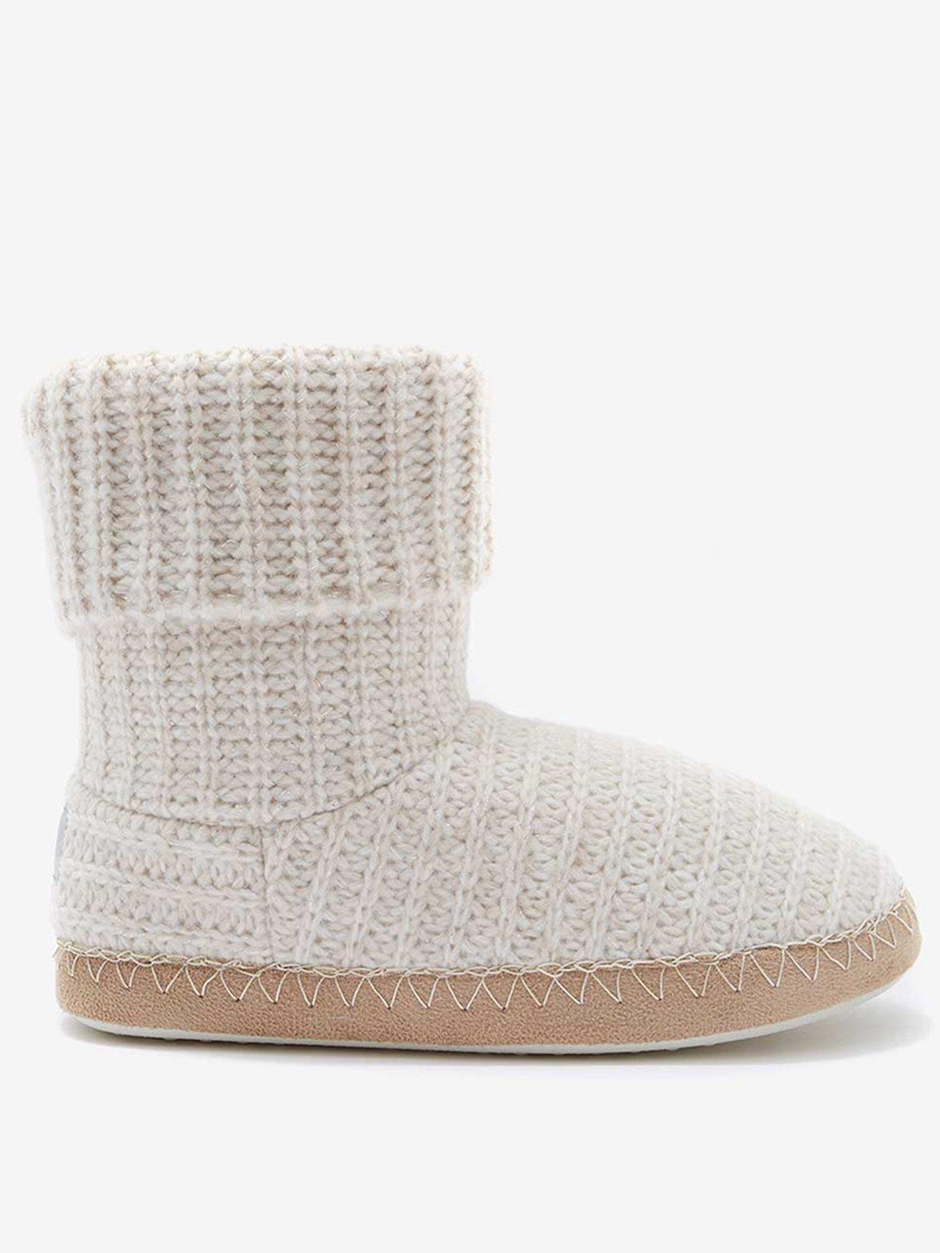 Mint Velvet Knitted Slipper Boots 