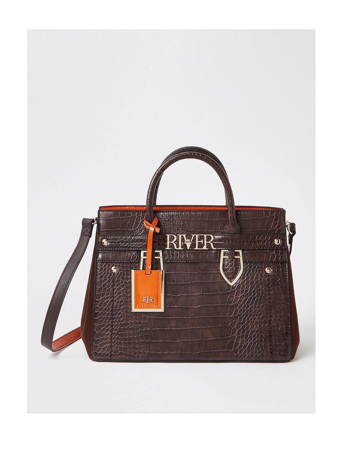 river island croc bag