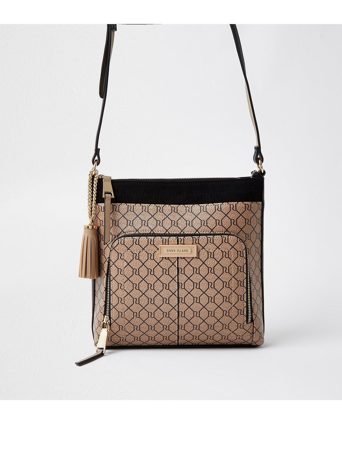 river island bags monogram