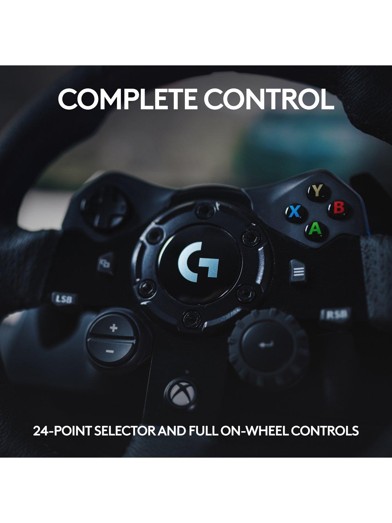 Image 5 of 8 of LogitechG G923 Racing Wheel and Pedals TRUEFORCE up to 1000 Hz Force Feedback for Xbox Series X|S /Xbox One/PC - Black