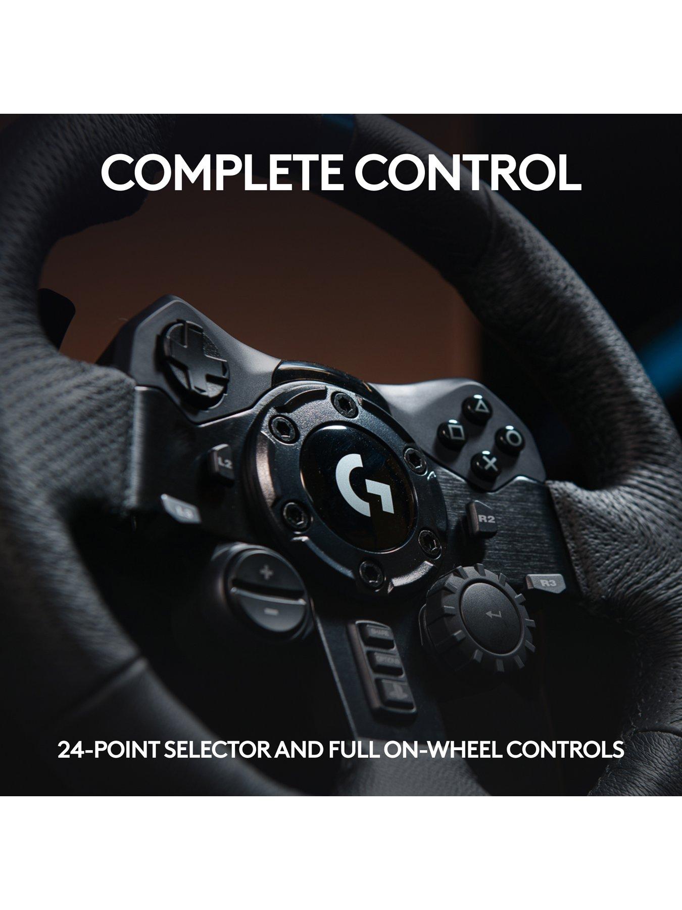 Image 5 of 8 of LogitechG G923 Racing Wheel and Pedals TRUEFORCE up to 1000 Hz Force Feedback for PS5, PS4, PC/Mac - Black