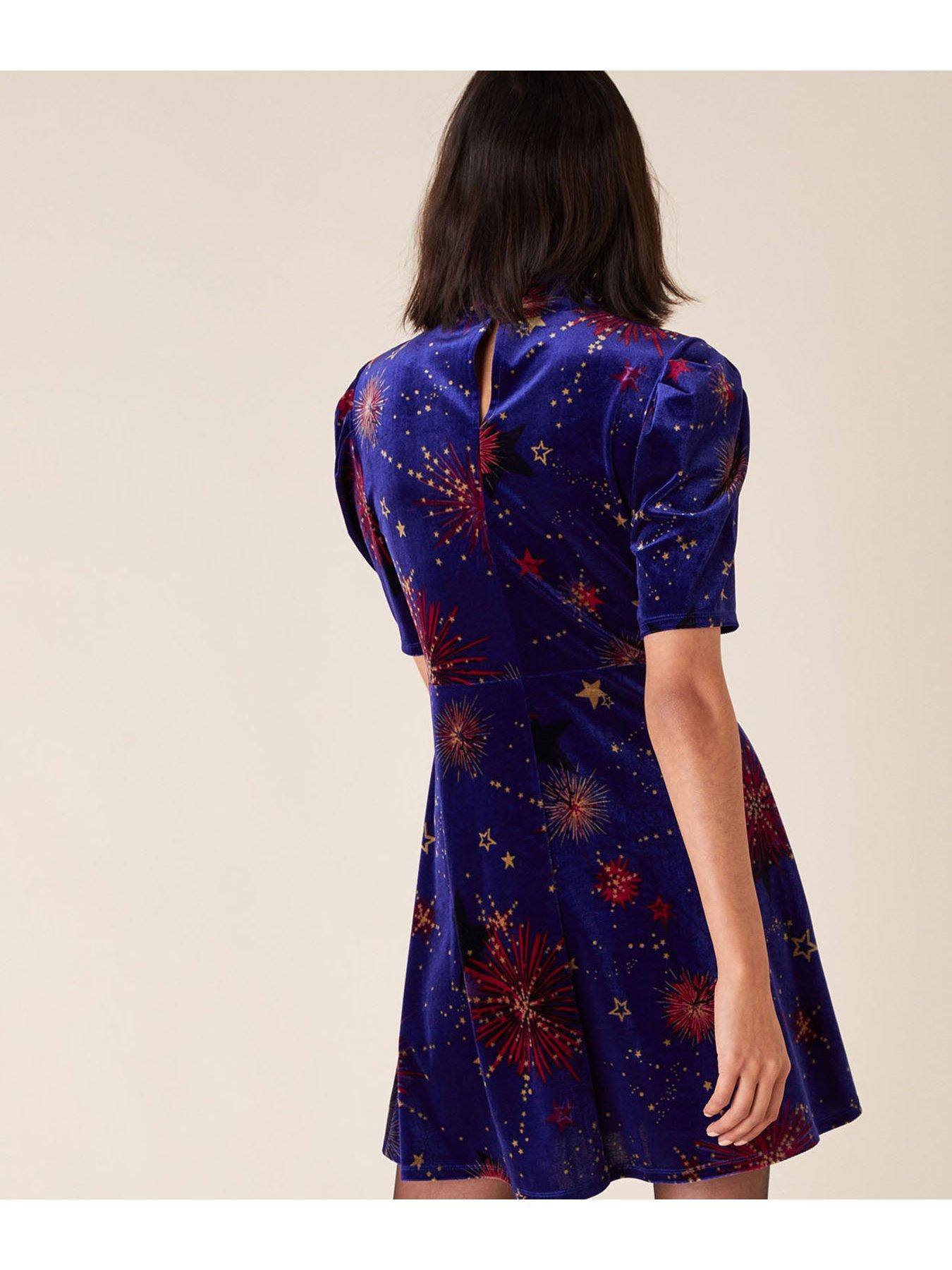 monsoon blue star dress