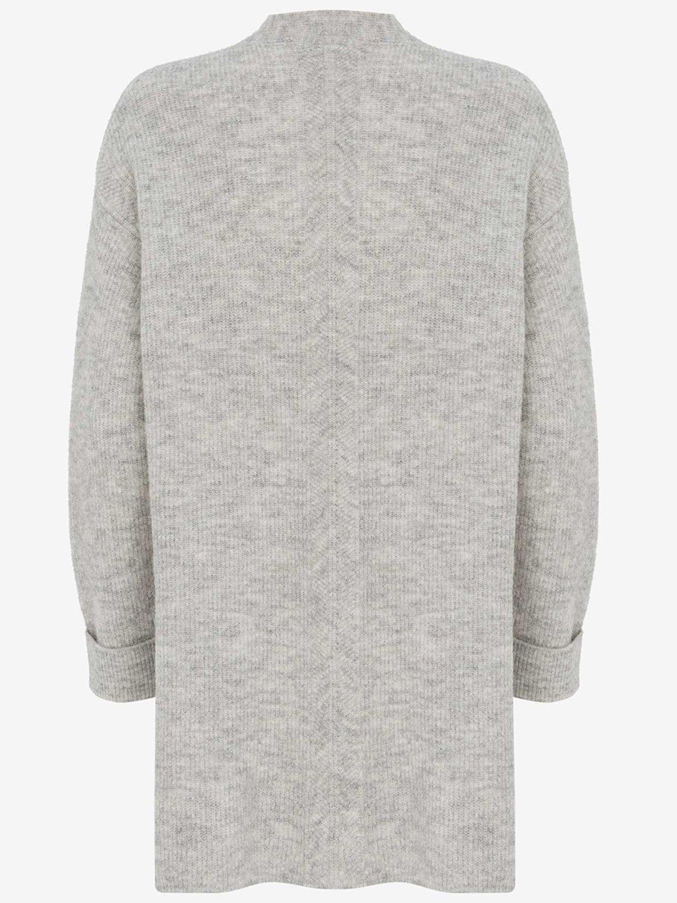 mint velvet grey cardigan