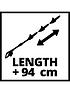  image of einhell-garden-expert-hi-reach-telescopic-hedge-and-pruner-18v-battery-included