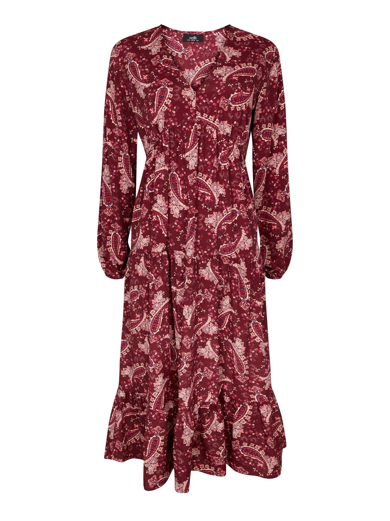 wallis tiered dress