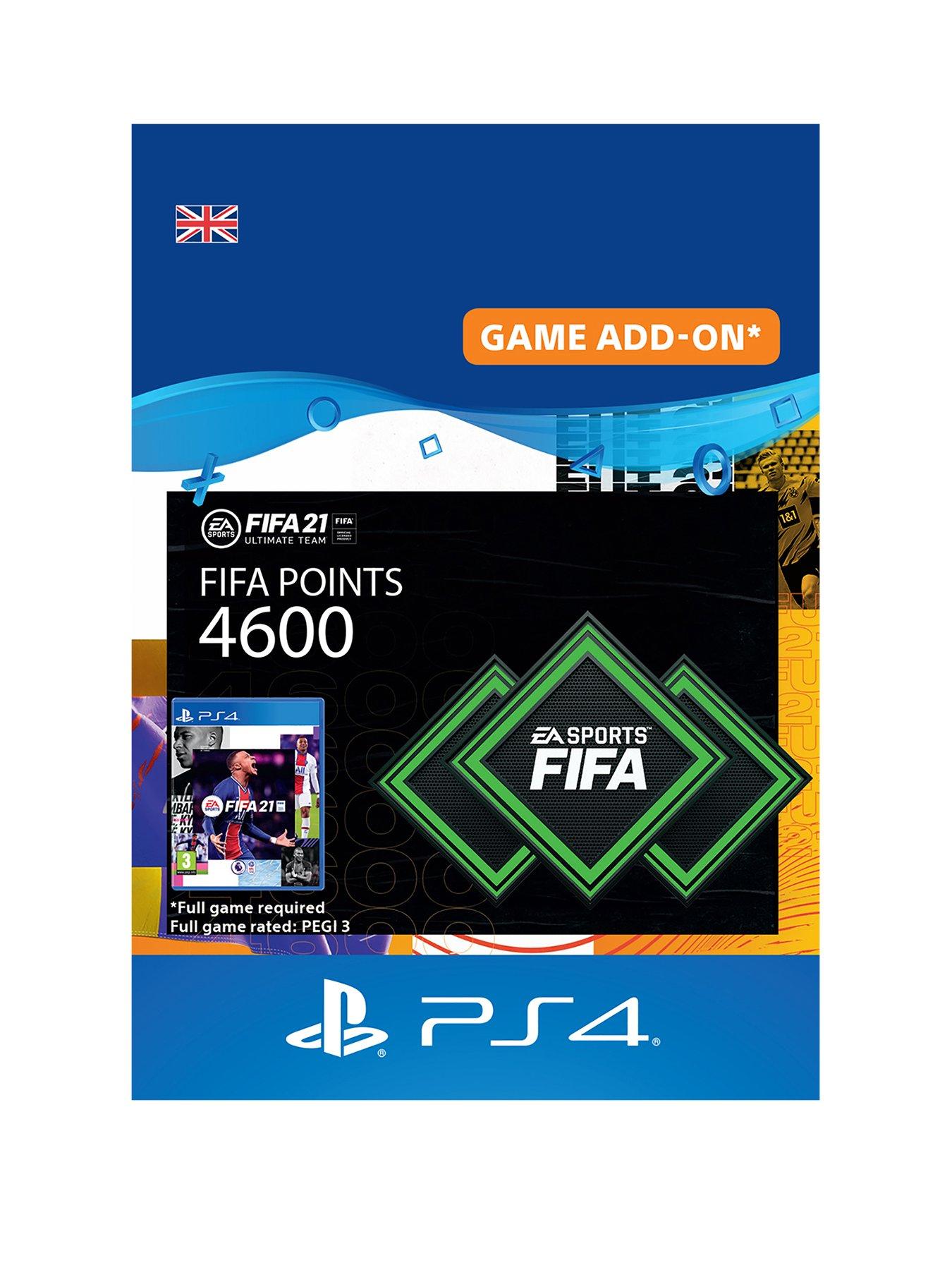 Playstation 4 FIFA 21: Ultimate Team™ 4600 Points - Digital Download |  very.co.uk