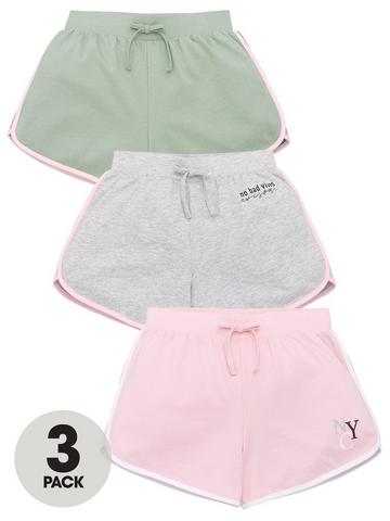GIRLS SIZE 12 SO ALLURE AQUA CORE MIDI ELASTIC DRAWSTRING SHORTS NEW #15089