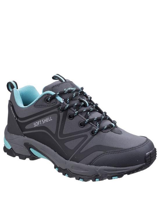 front image of cotswold-abbeydale-low-walking-trainer-grey