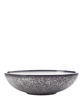 Product photograph of Maxwell Williams Caviar Granite Porcelain Serving Bowl from very.co.uk