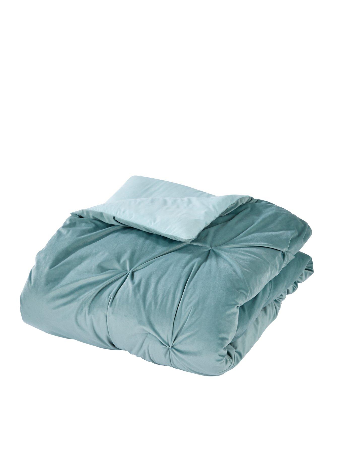 Boston Velvet Throw Shams Duck Egg