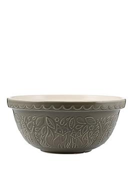 Product photograph of Mason Cash In The Forest 29 Cm Fox Embossed Mixing Bowl from very.co.uk
