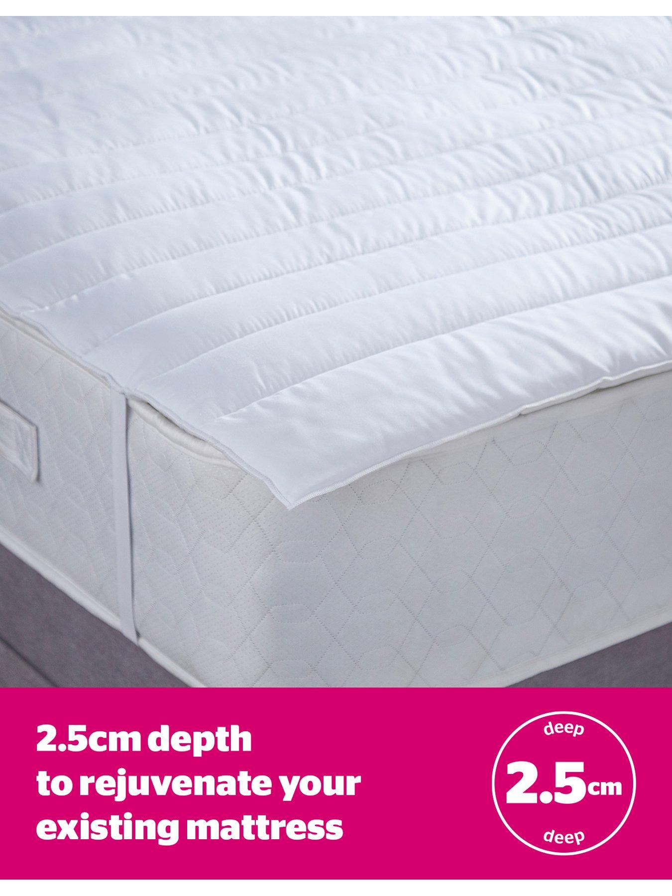 Image 3 of 6 of Silentnight Ultrabounce 13.5 Tog Duvet, Pillow Pair and Mattress Topper Bedding Bundle - Natural