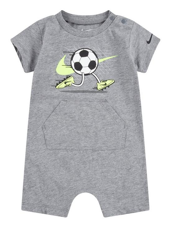 front image of nike-younger-boy-graphic-romper