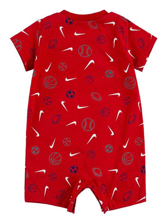 back image of nike-younger-boy-printed-romper