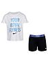  image of nike-younger-girl-lil-bugs-butterfly-french-terry-short-set-whiteblack
