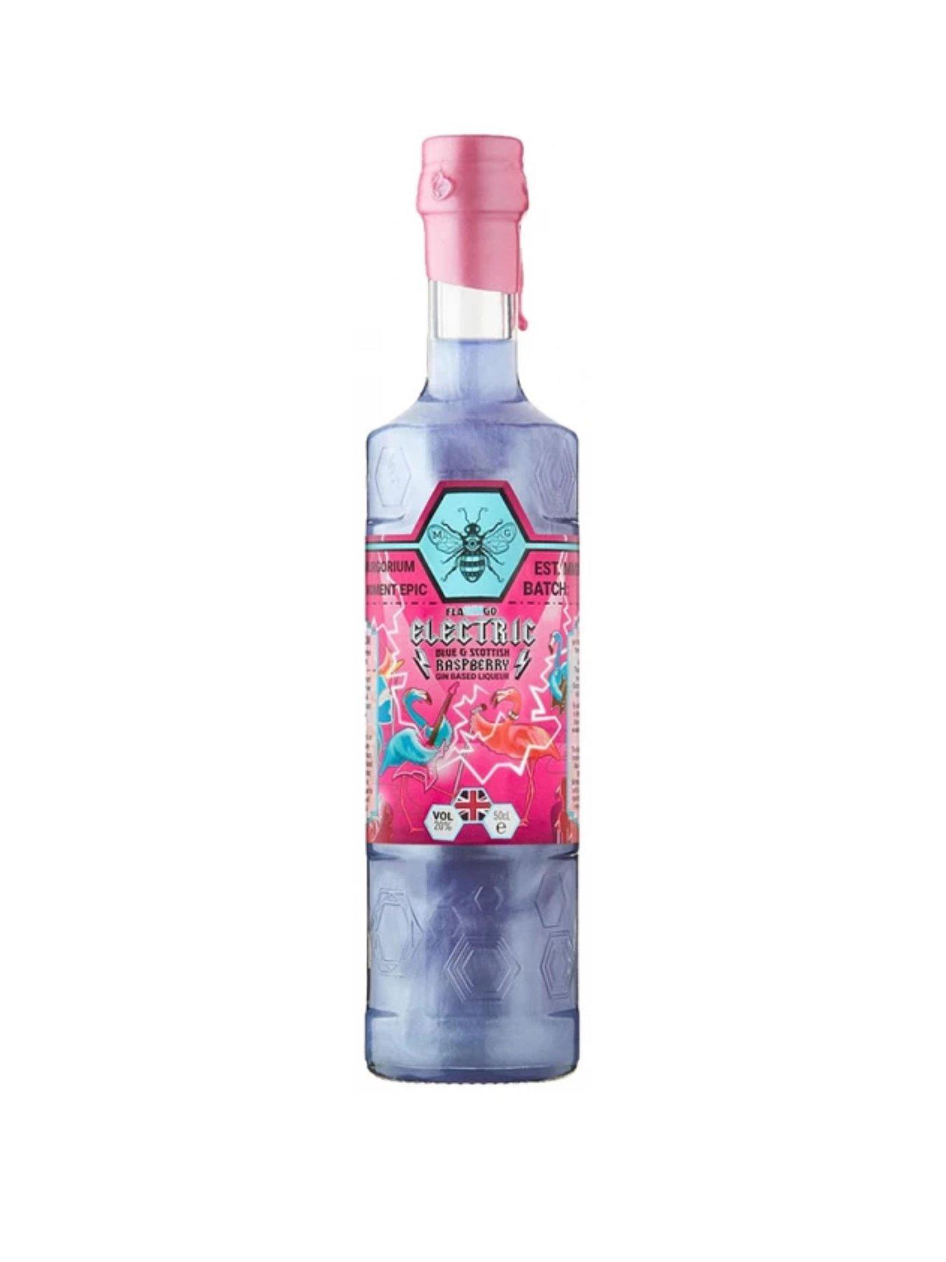 Product photograph of Zymurgorium Flagingo Electric Blue Raspberry Gin Liqueur 50cl from very.co.uk