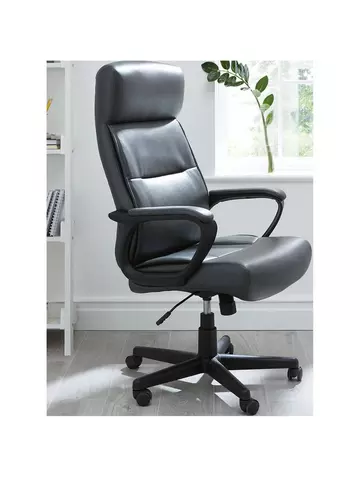 All Offers Office Chairs, Habitat Boutique Faux Leather Office Chair White