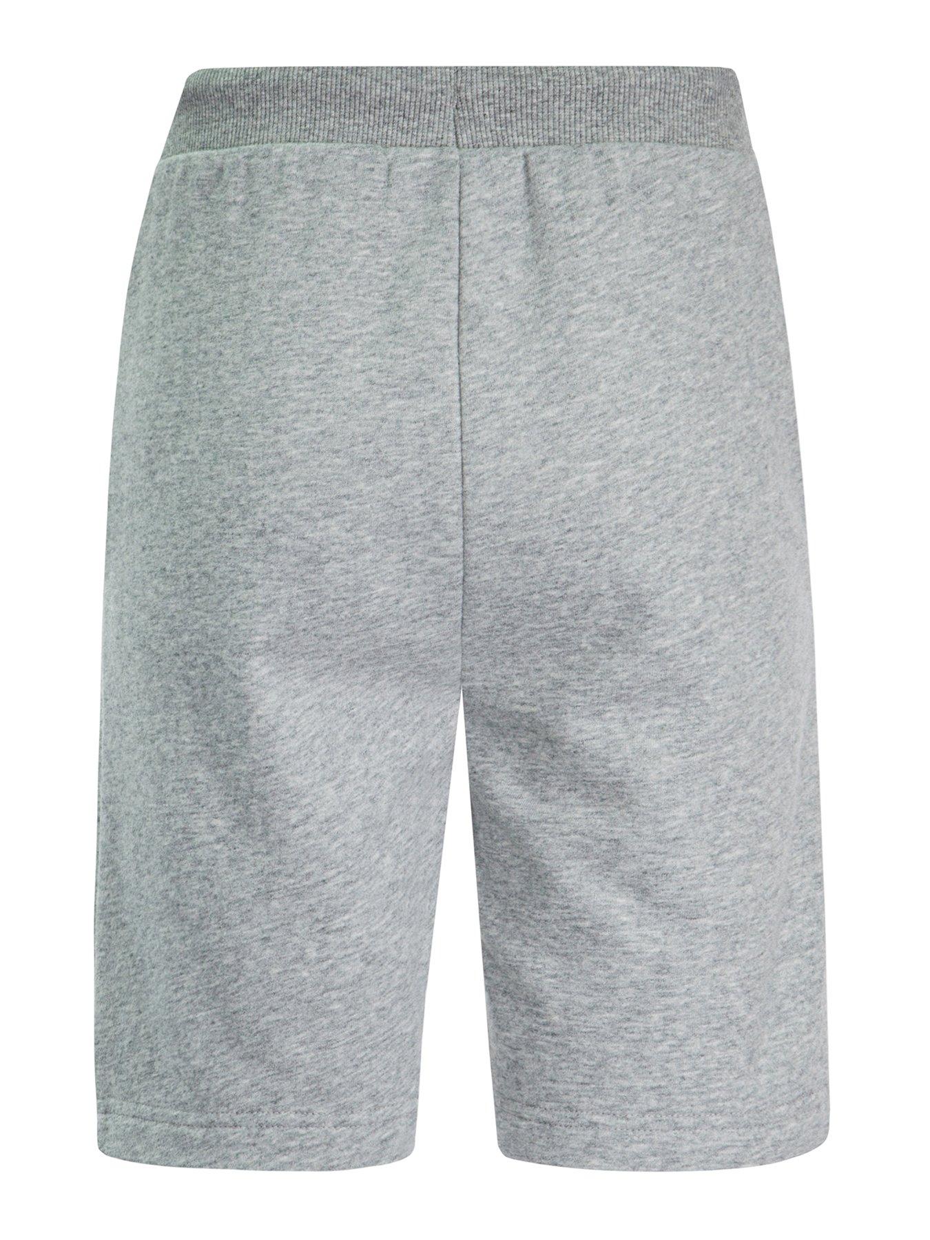 Older Boys Printed Chuck Patch Shorts Grey