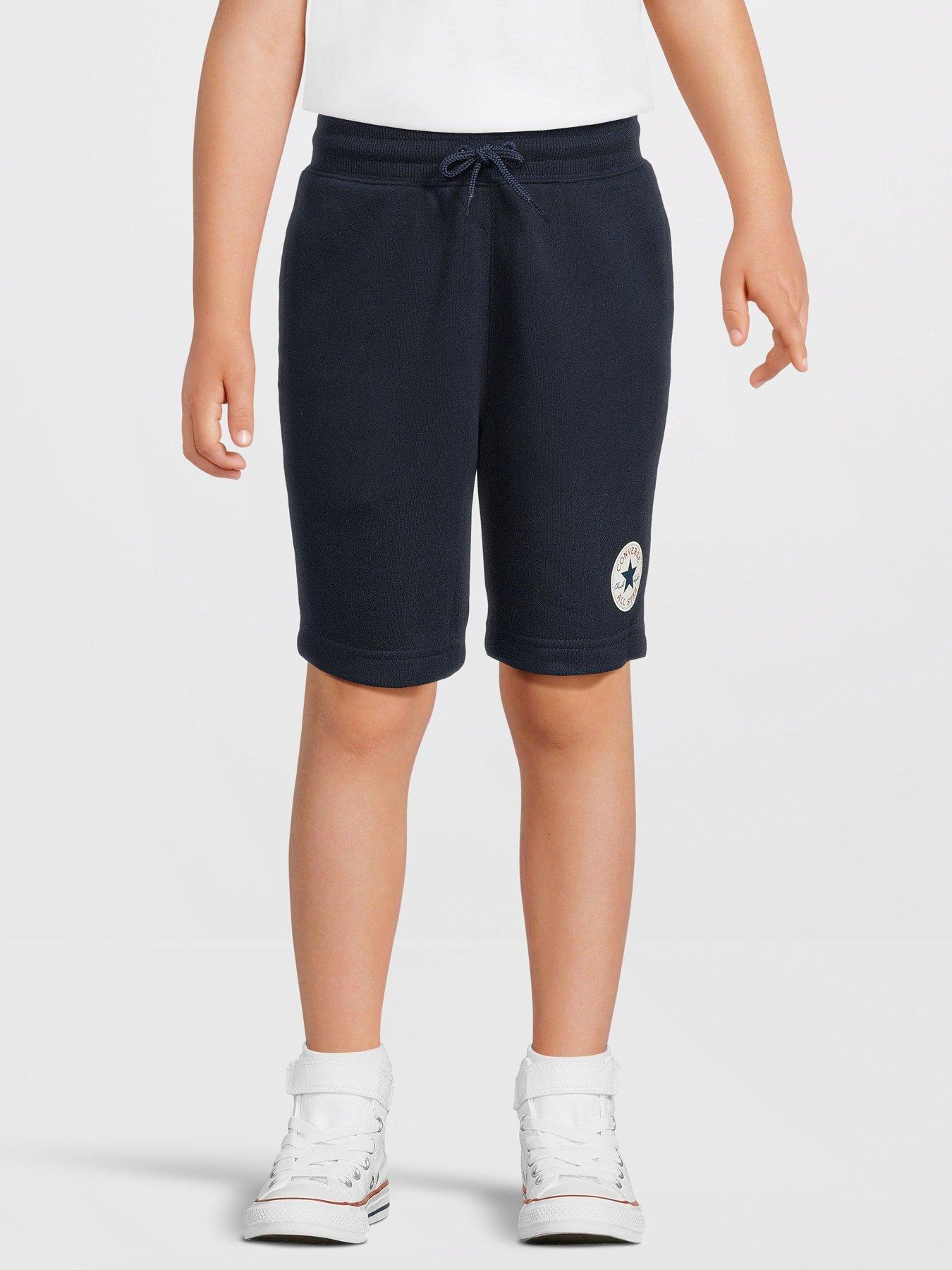 Older Boys Printed Chuck Patch Shorts Navy