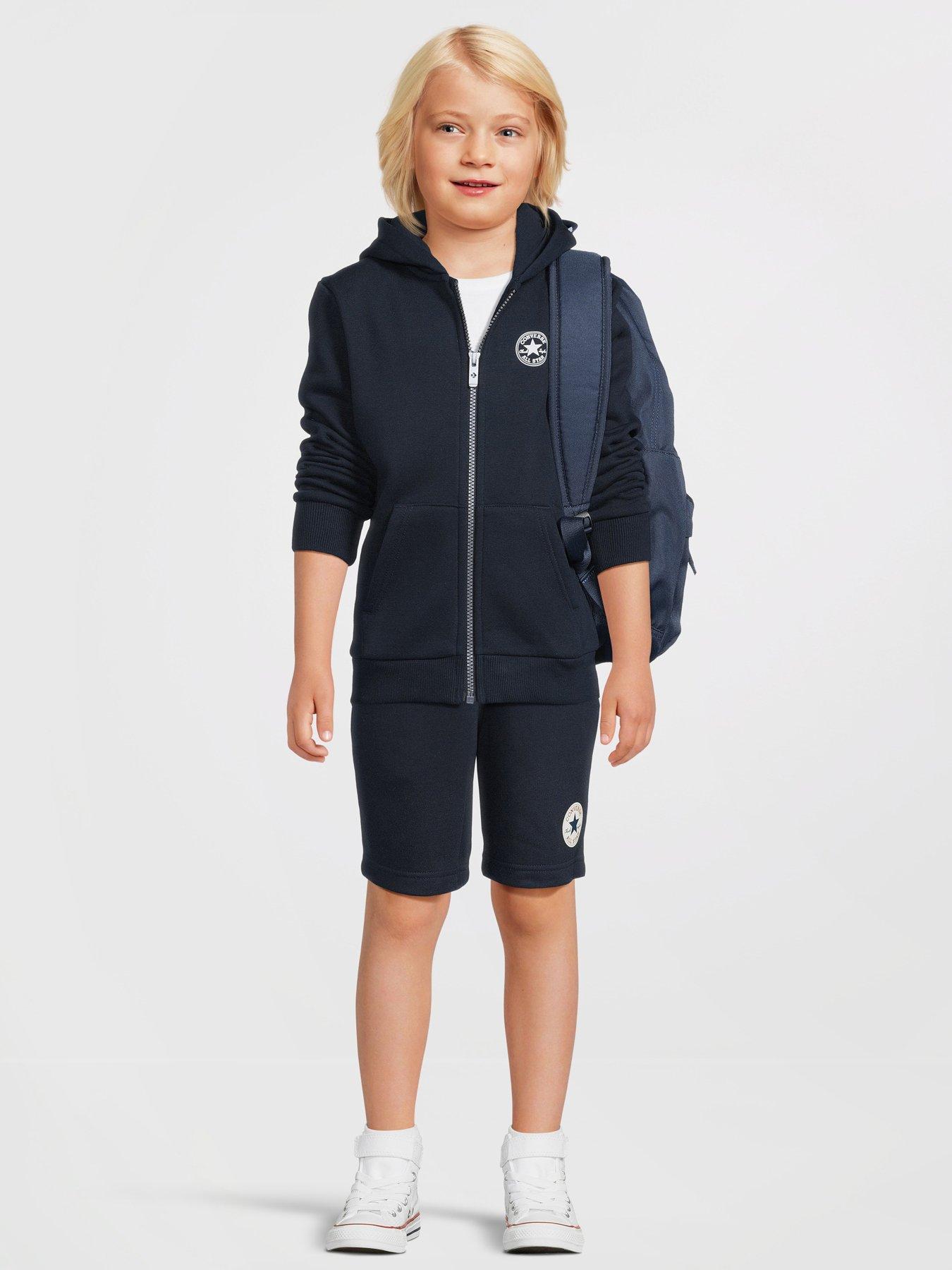 Boys navy 2024 converse shorts