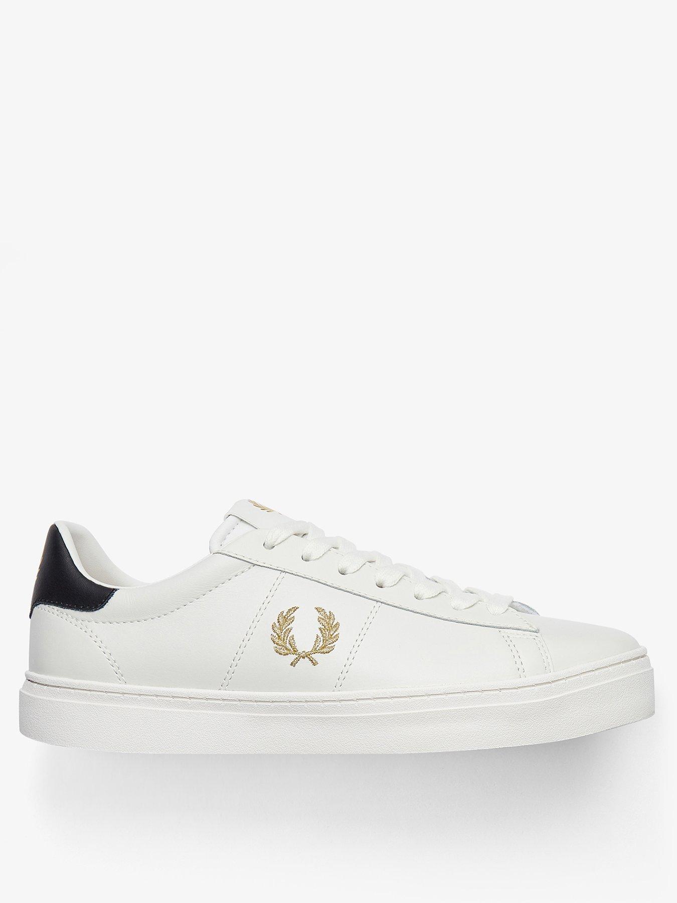 fred perry white trainers womens