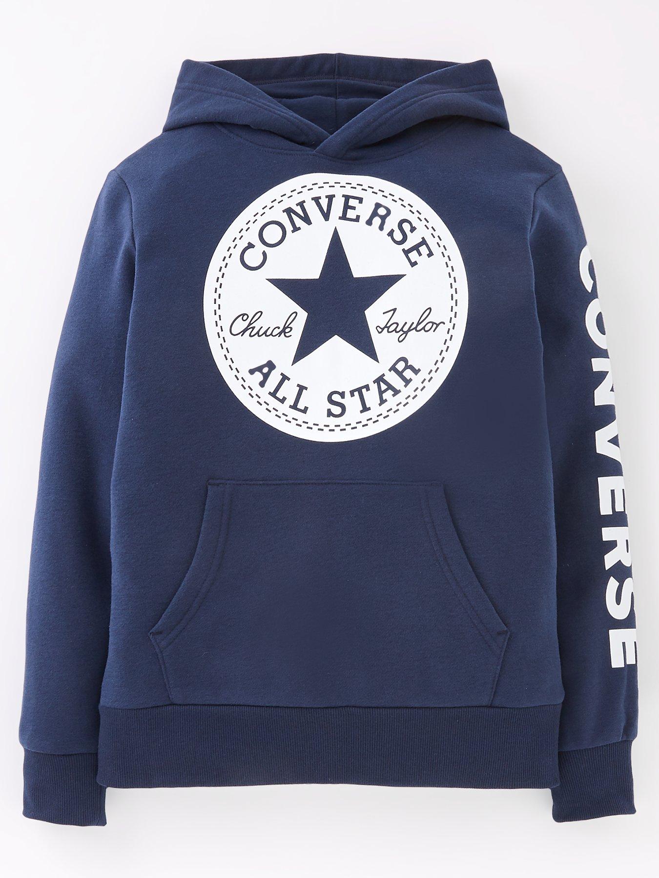 blue converse jumper