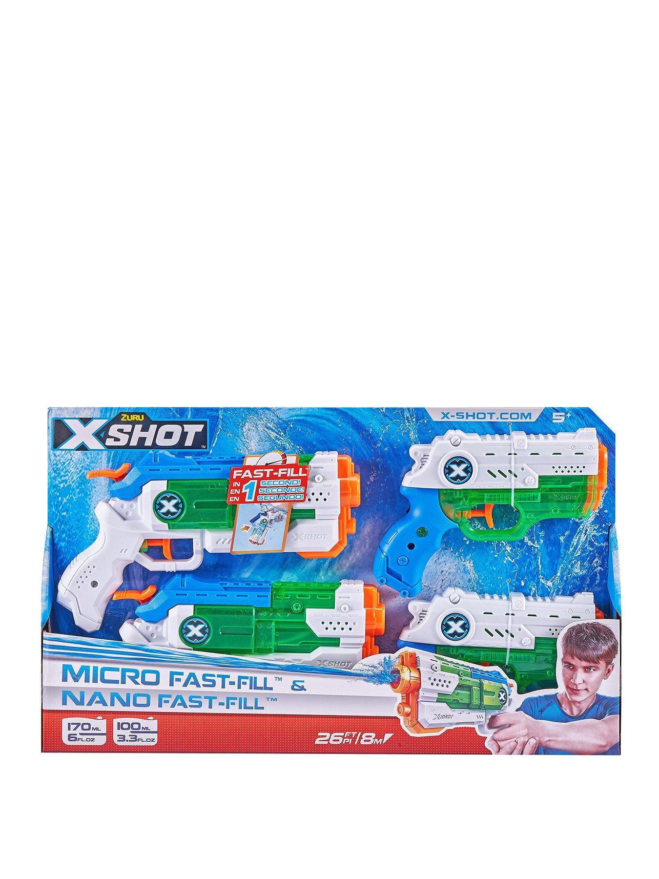 XShot Water FastFill Micro Water Blaster By Zuru, Set Of