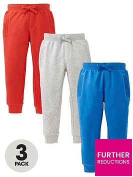 mini-v-by-very-boys-essential-3-pack-joggers-red-blue-amp-grey