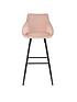  image of very-home-dahlia-bar-stool-pinkblack