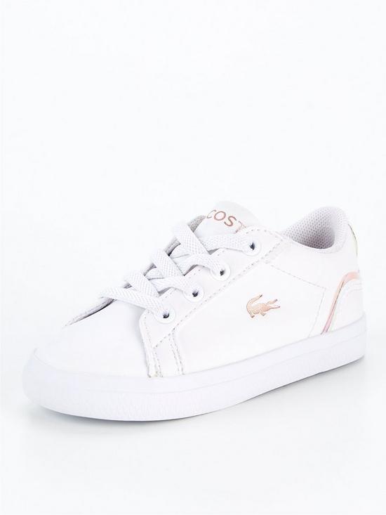 front image of lacoste-lerond-0921-1-trainernbsp--whitelight-pink