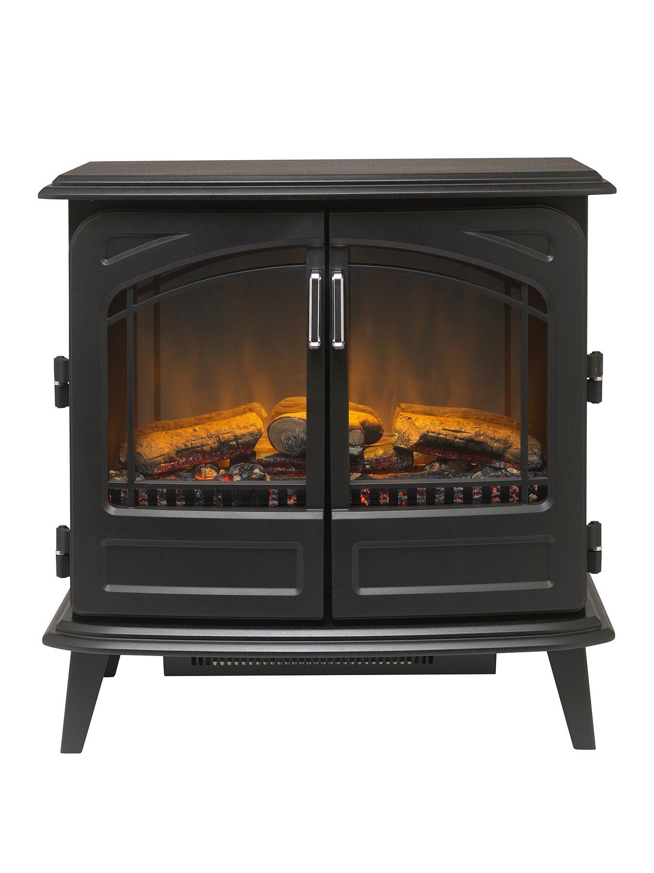 Product photograph of Dimplex Cassia Optiflame Electric Stove Fire from very.co.uk