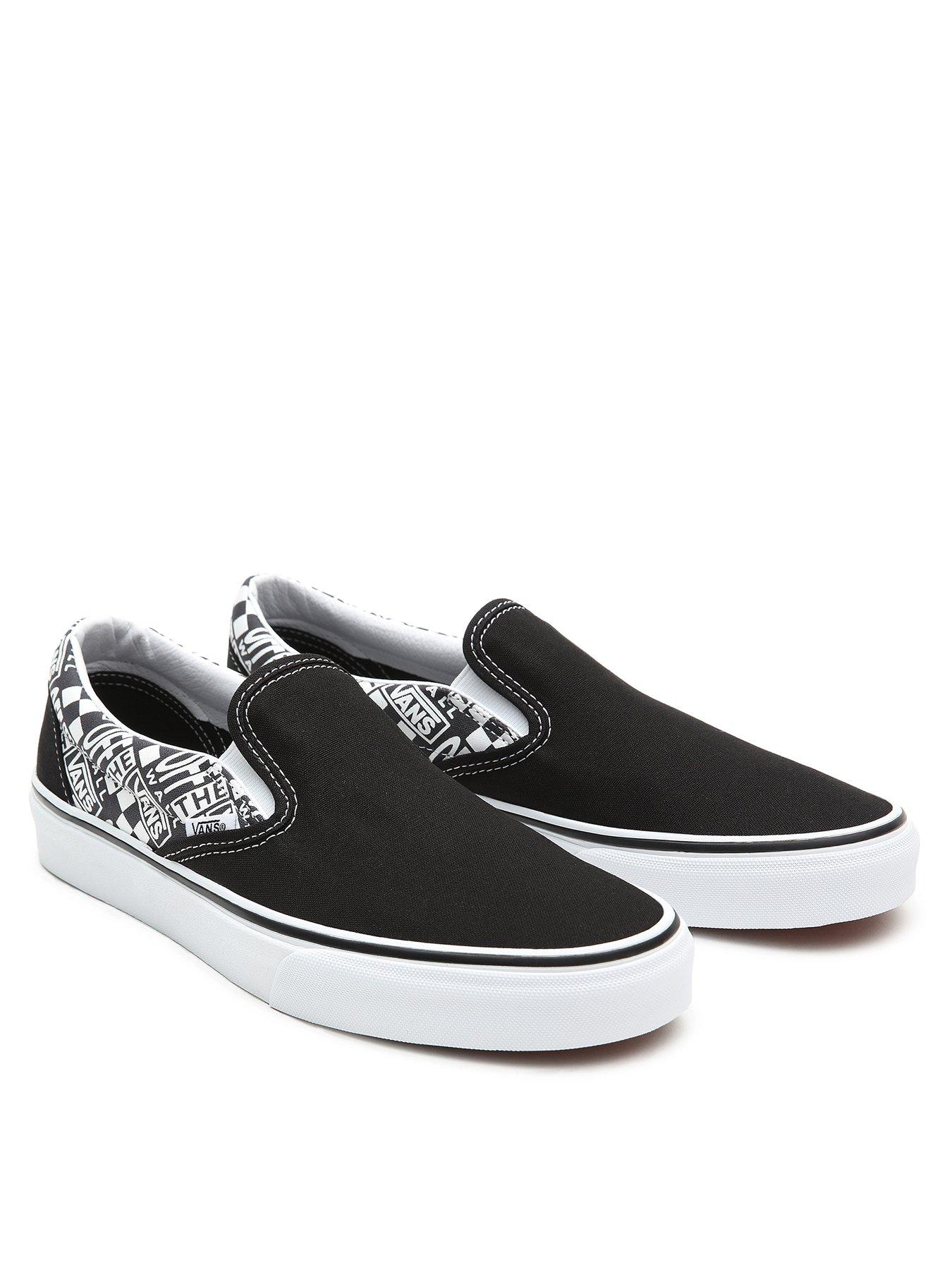 vans off the wall slip ons