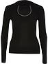 river-island-embellished-choker-knitted-top-blackoutfit