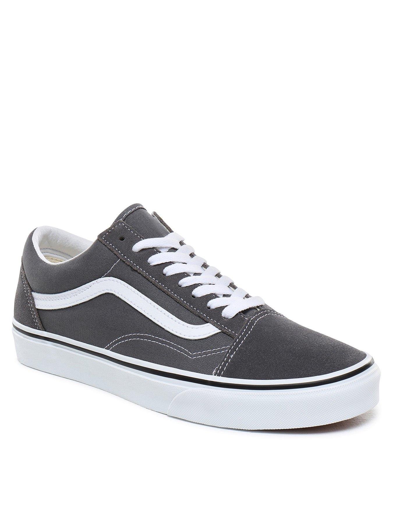 Vans mens hot sale shoes grey